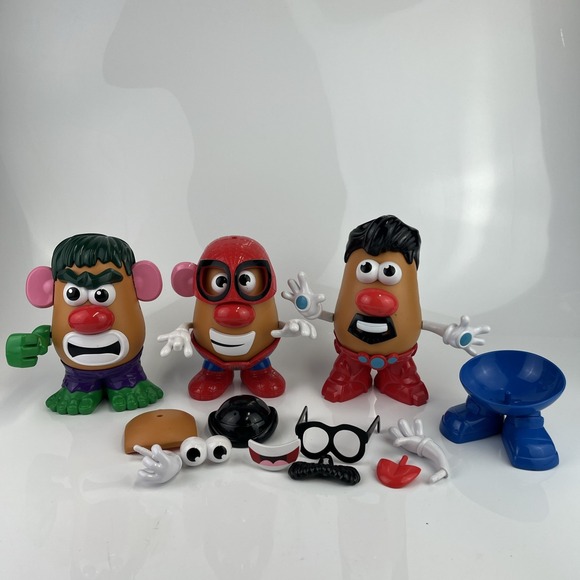 Playskool Other - Kohl's Exclusive Marvel Mr. Potato Head 3 Figures Iron!‎ (Missing Pieces)
